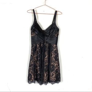 BCBGMAXAZRIA Black Lace Muni Dress 4